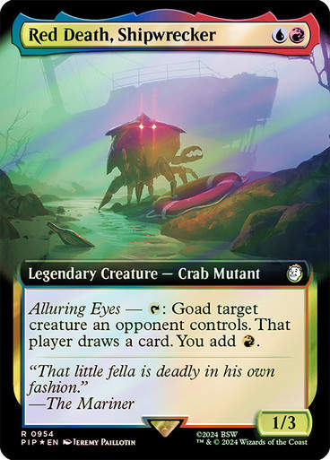 Red Death, Shipwrecker (pip) (954) / Extended Surge Foil