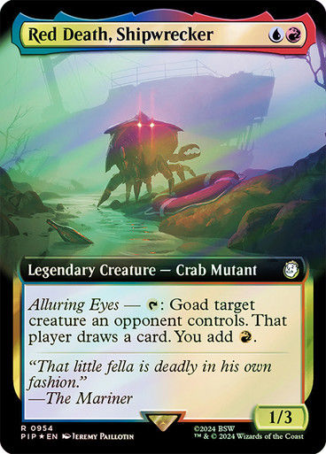 Red Death, Shipwrecker (pip) (954) / Extended Surge Foil