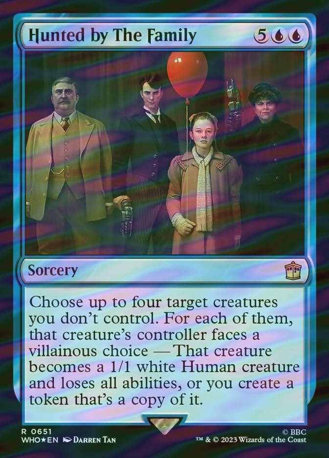 Hunted by The Family (WHO) (651) / Surge Foil