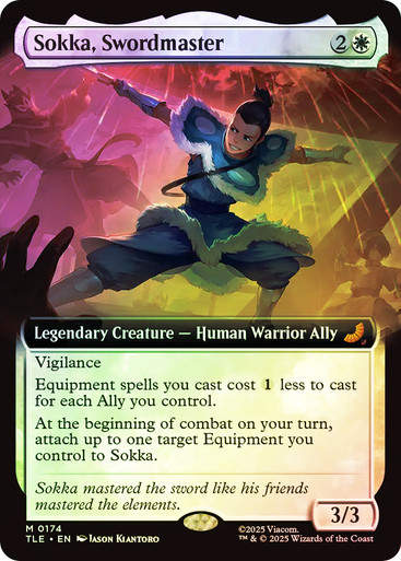 Sokka, Swordmaster (TLE) (174) / Extended Art / Foil