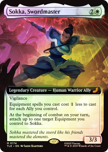 Sokka, Swordmaster (TLE) (174) / Extended Art / Foil