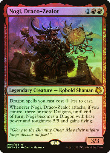 Nogi, Draco-Zealot (GN3) / Foil