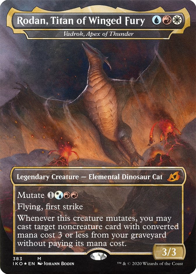 Vadrok, Apex of Thunder (IKO) (383) / Borderless