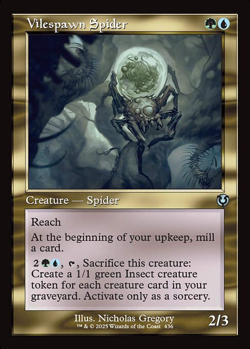 Vilespawn Spider (INR) (436) / Retro Frame
