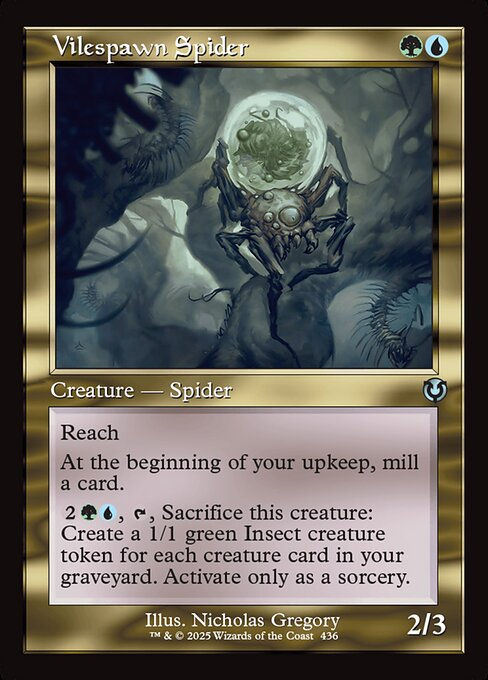 Vilespawn Spider (INR) (436) / Retro Frame