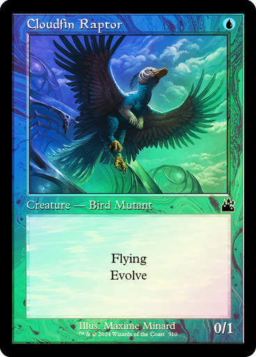 Cloudfin Raptor (rvr) (310) / Retro / Foil