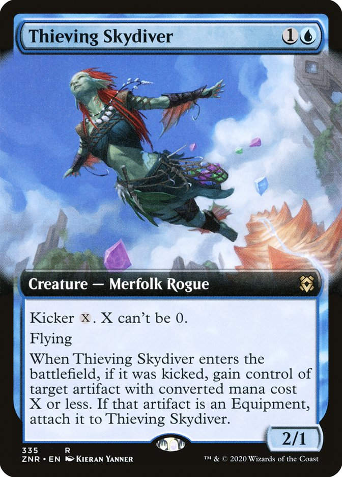 Thieving Skydiver (ZNR) (335) / Extended Art