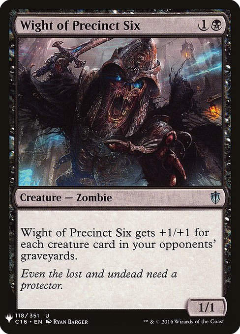 Wight of Precinct Six (PLST) (C16-118)