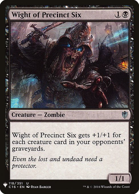Wight of Precinct Six (PLST) (C16-118)