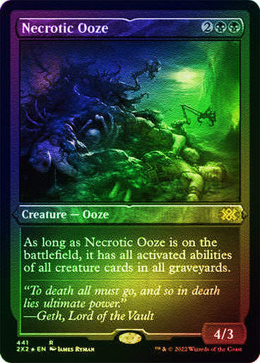 Necrotic Ooze (2X2) / Etched Foil