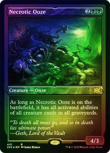 Necrotic Ooze (2X2) / Etched Foil