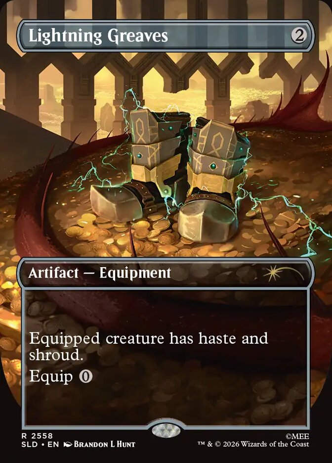 Lightning Greaves (SLD) (2558) / Borderless