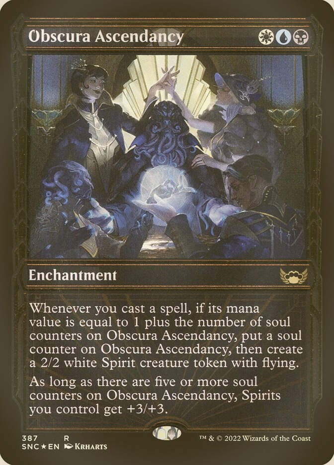 Obscura Ascendancy (SNC) (387) / Showcase / Gilded Foil