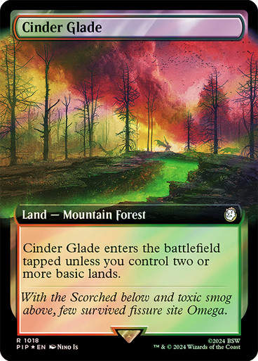 Cinder Glade (pip) (1018) / Extended Surge Foil