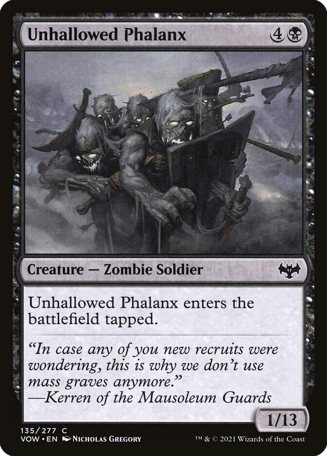 Unhallowed Phalanx (VOW) (135)