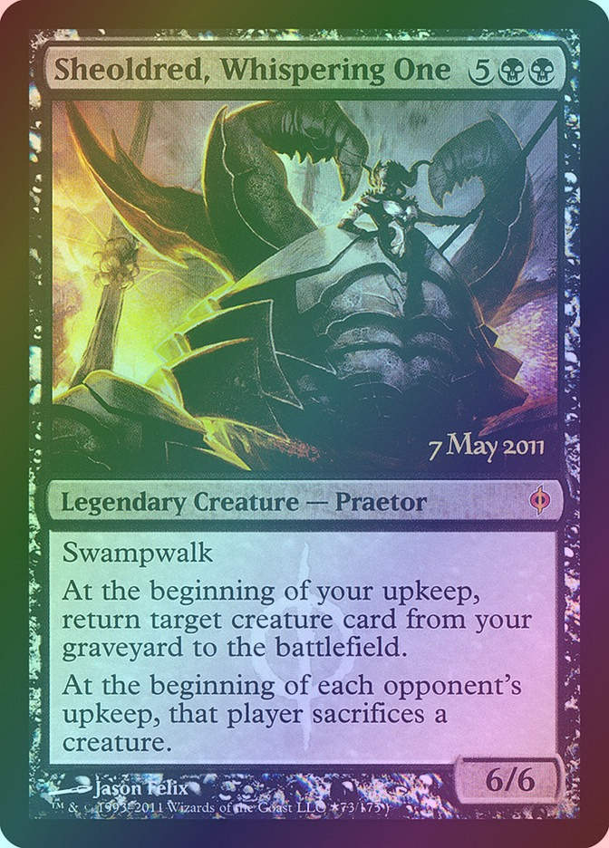 Sheoldred, Whispering One (PNPH) (73★) / Foil