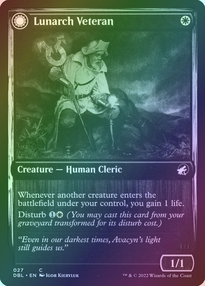 Lunarch Veteran // Luminous Phantom (DBL) (27) / Foil — cara 1 de 2