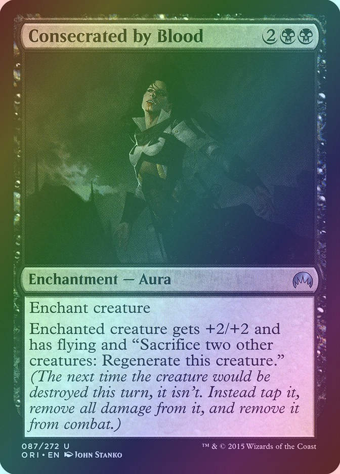 Consecrated by Blood (ORI) (87) / Foil