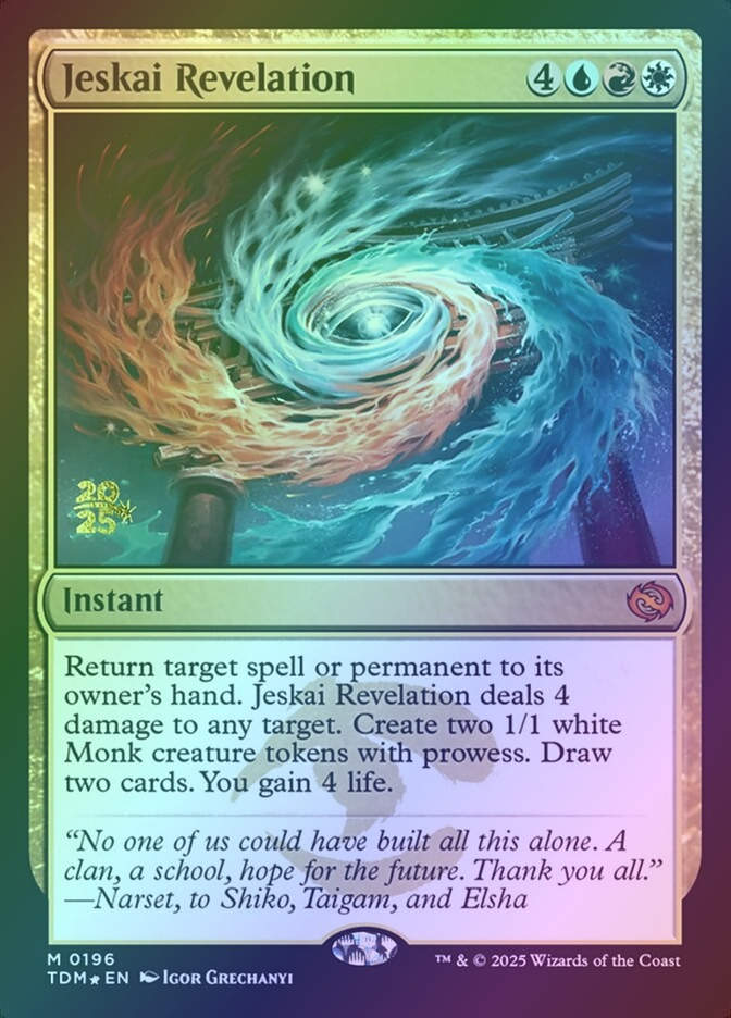 Jeskai Revelation (PTDM) (196s) / Foil