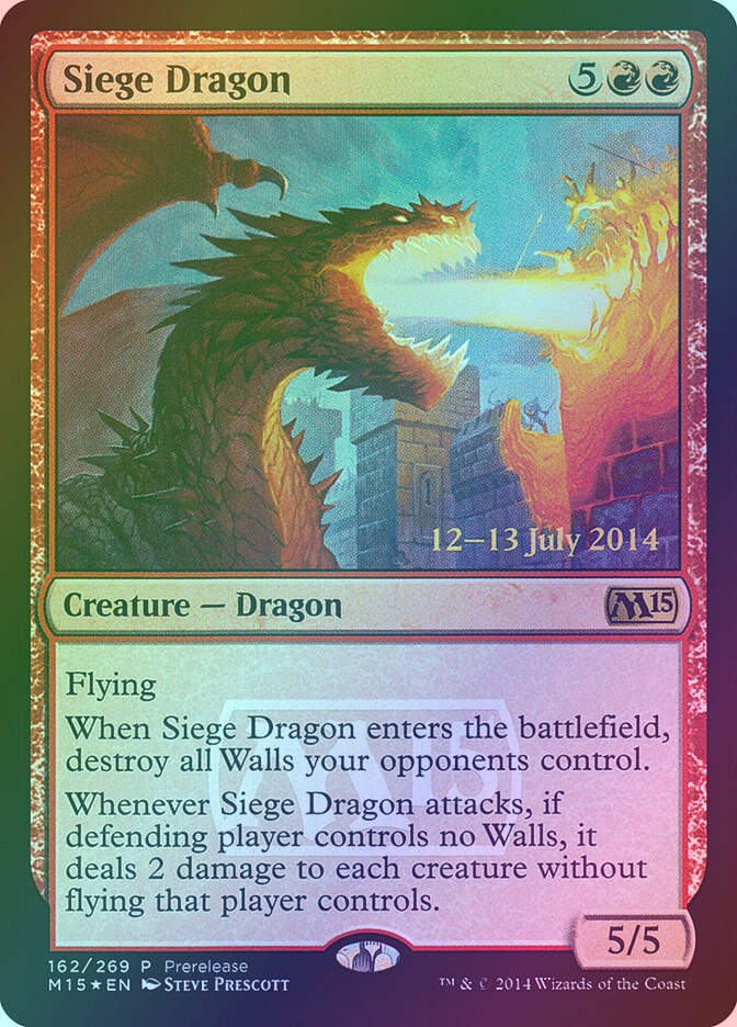 Siege Dragon (PM15) (162) / Foil