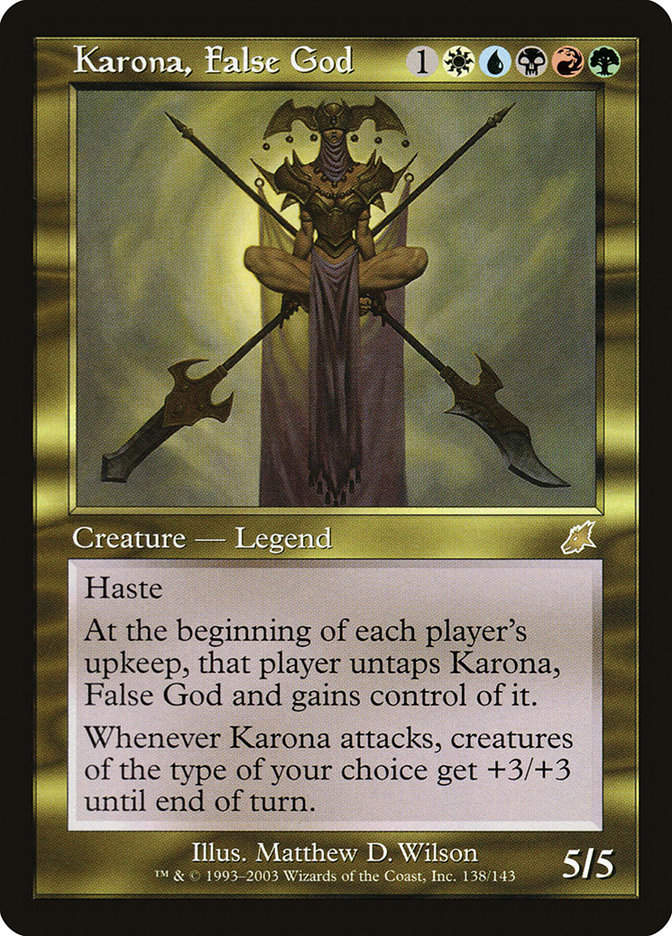 Karona, False God (scg)