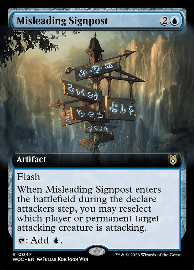 Misleading Signpost (WOC) (47) / Extended Art