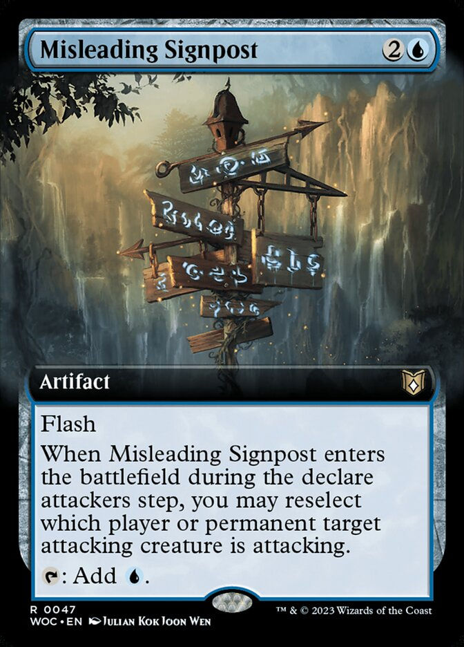 Misleading Signpost (WOC) (47) / Extended Art