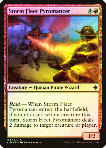 Storm Fleet Pyromancer (XLN) (163) / Foil