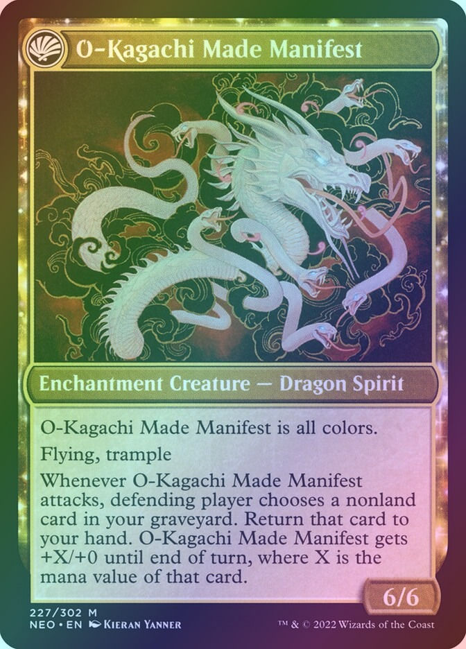 The Kami War // O-Kagachi Made Manifest (NEO) (227) / Foil — cara 2 de 2