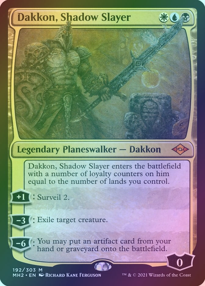 Dakkon, Shadow Slayer (MH2) (192) / Foil