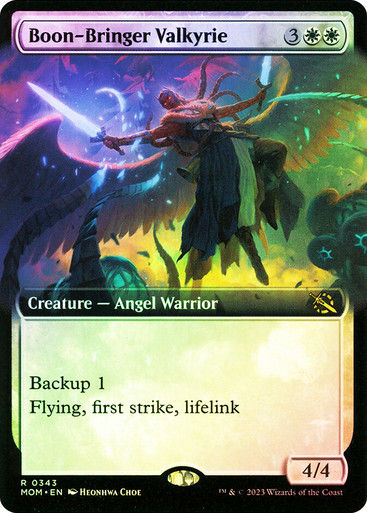 Boon-Bringer Valkyrie (mom_343) / Extended Art / Foil