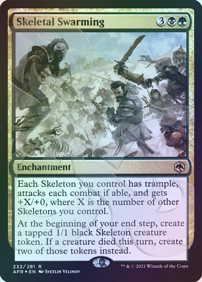 Skeletal Swarming (PAFR) (232a) / Embossed Foil