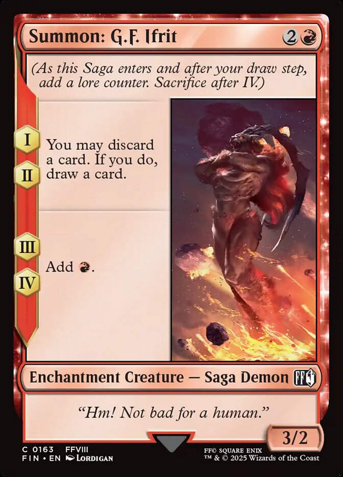 Summon: G.F. Ifrit (FIN) (163)