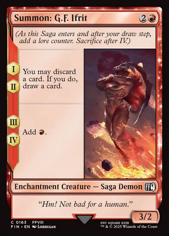 Summon: G.F. Ifrit (FIN) (163)