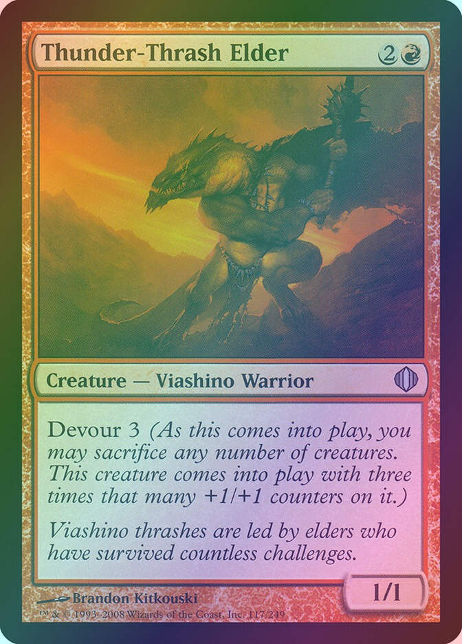 Thunder-Thrash Elder (ALA) (117) / Foil