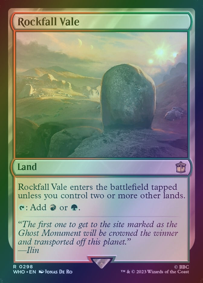 Rockfall Vale (WHO) (298) / Foil