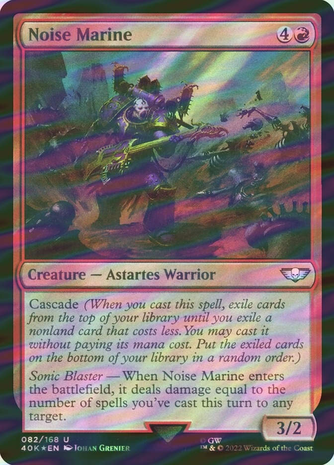 Noise Marine (40K) (82★) / Surge Foil