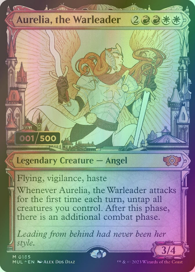 Aurelia, the Warleader (MUL) (165z) / Serialized