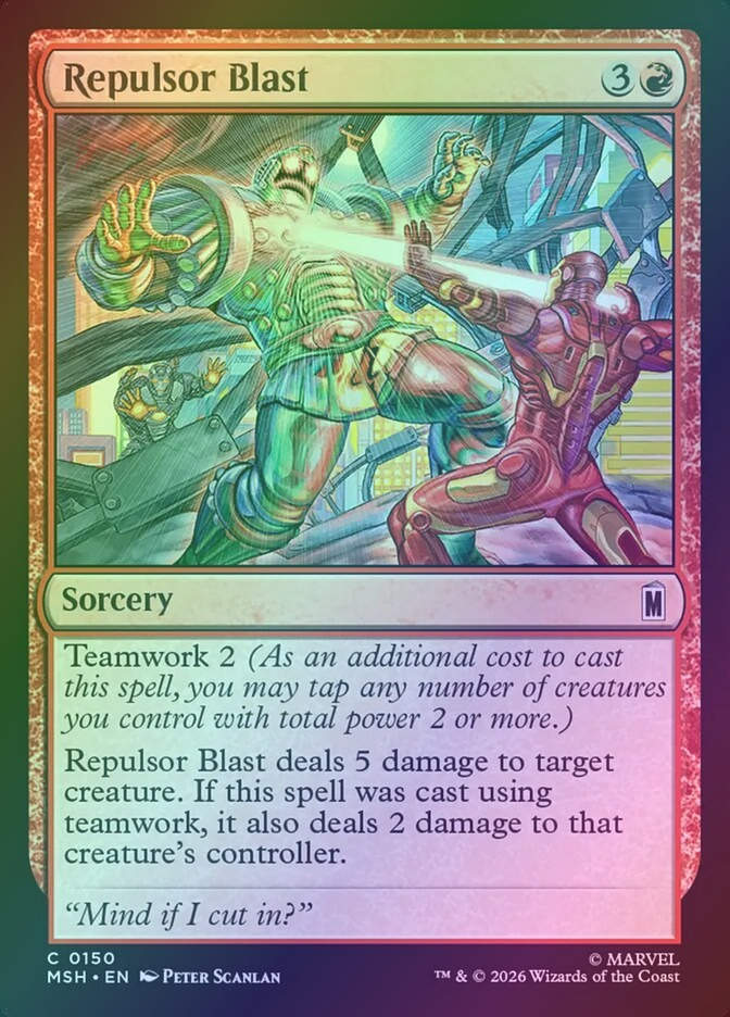 Repulsor Blast (MSH) (150) / Foil