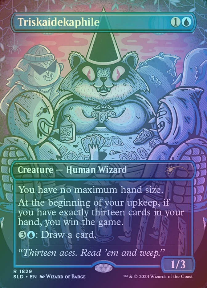 Triskaidekaphile (SLD) (1829) / Borderless / Rainbow Foil