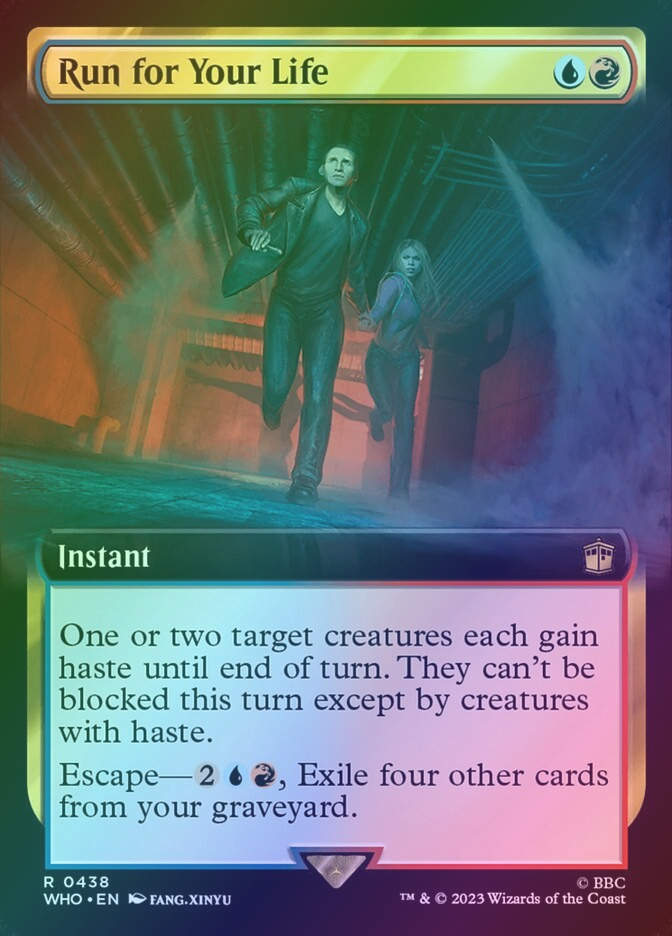 Run for Your Life (WHO) (438) / Extended Art / Foil