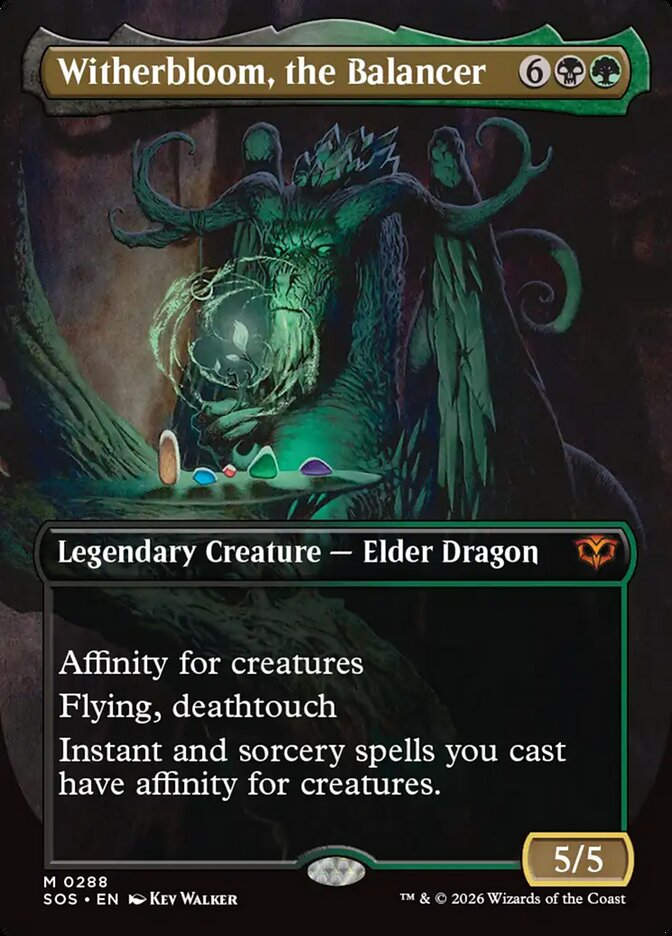 Witherbloom, the Balancer (SOS) (288) / Borderless