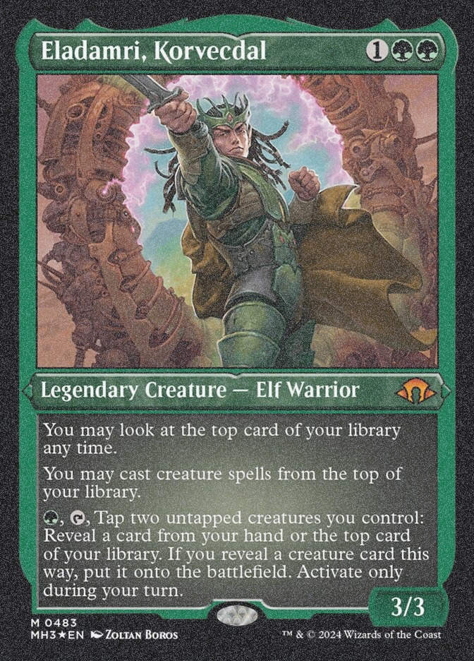 Eladamri, Korvecdal (MH3) (483) / Foil Etched