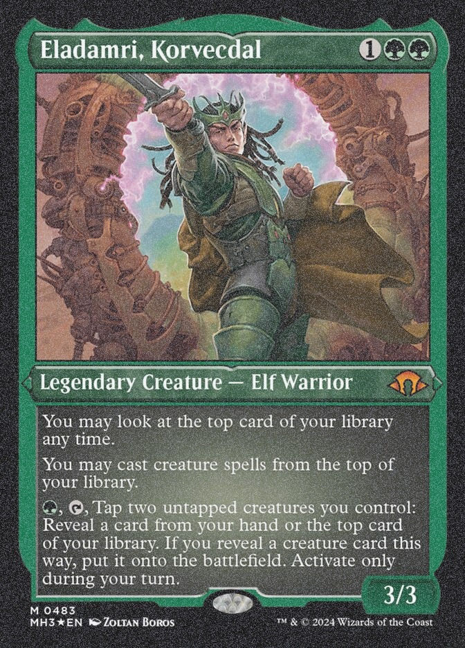 Eladamri, Korvecdal (MH3) (483) / Foil Etched