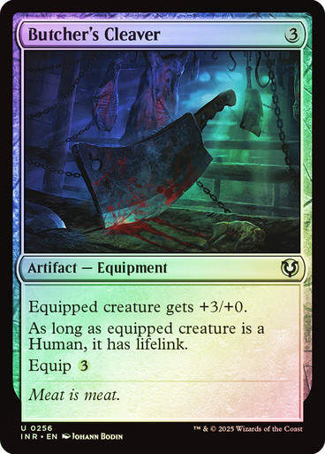 Butcher's Cleaver (INR) (256) / Foil