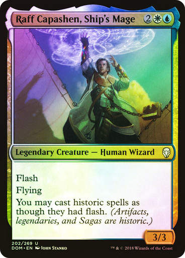 Raff Capashen, Ship's Mage (DOM) (202) / Foil