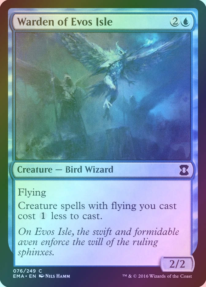 Warden of Evos Isle (EMA) (76) / Foil