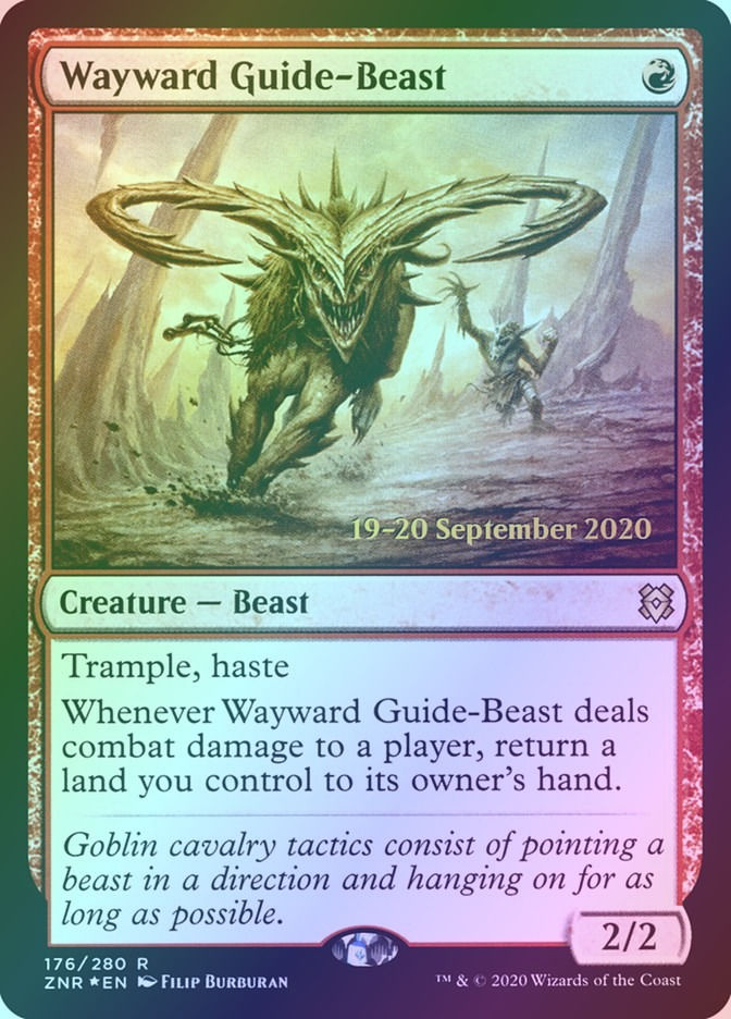 Wayward Guide-Beast (PZNR) (176s) / Foil