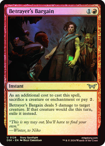 Betrayer's Bargain (DSK) (126) / Foil