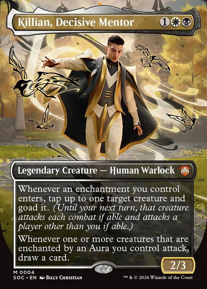 Killian, Decisive Mentor (SOC) (4) / Borderless